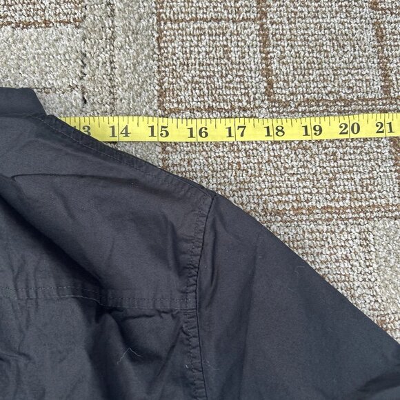 Armani Exchange AX Shirt Men's Mediun Black Button Down Short Sleeve - Picture 5 of 11